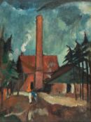 Hermann Stenner – Recto: Ziegelei – Verso: Stehende Madonna