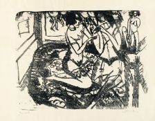 Ernst Ludwig Kirchner – Zwei Mädchen in Dessous (Mädchen in Hosen)