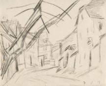 Lyonel Feininger – Dorfstraße, Thüringen (Village Street Thuringia)