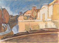 Anton Kerschbaumer – Straßenzug in Gent