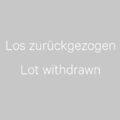 Los zurückgezogen / Lot withdrawn