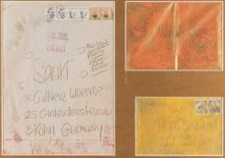 James Lee Byars – 3 Briefumschläge an Heliod Spiekermann