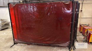 4: Various Welding Screens - Approximate Dimensions - Width 8ft. x 6ft. Height