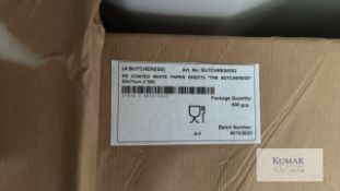 17: Packs PE Coated White Paper Sheets