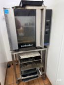 Blue Seal Turbo Fan Oven on Mobile Trolley Stand