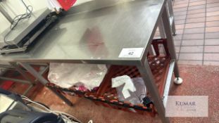 5ft. x 2ft. Stainless Steel Table