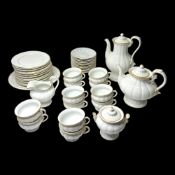 Meissen Kaffee- und Teeservice weiß