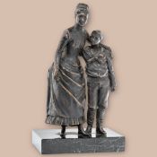 Bronze, Kaiserin Sissi und Sohn