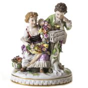 Porzellangruppe "Allegorie des Frühlings"