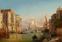 Friedrich Nerly, Der Canal Grande mit Blick auf Santa Maria della Salute
