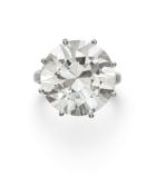 Ring mit hochkarätigem Diamantsolitär von 16,27 ct