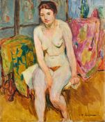 Hans Purrmann, Kleiner sitzender Akt