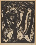 Karl Schmidt-Rottluff, Frau unter Bäumen