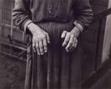 Russell Lee, The hands of Mrs. Andrew Ostermeyer, wife of a homesteader, Woodbury County, Iowa
