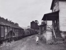 Marion Post Wolcott, Coal miner's child taking home kerosene for lamps