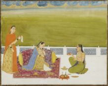 Patmanjari Ragini. Opake Farben und Gold auf Papier. Mogulstil, Rajasthan, Bikaner. Spätes 17./frühe
