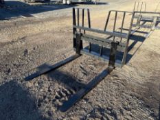 NEW! Heavy Duty 5500lb Pallet Forks Quick Attach