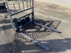 NEW! Mini Skid Pallet Forks 2500 lb capacity - 36in