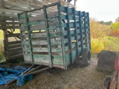 Farm Made Cattle Trailer (No Title)