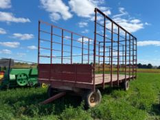 8x18 Metal Rack Hay Wagon