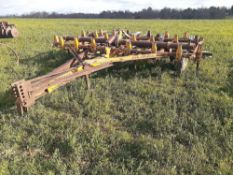 transport field cultivator with Buster bar