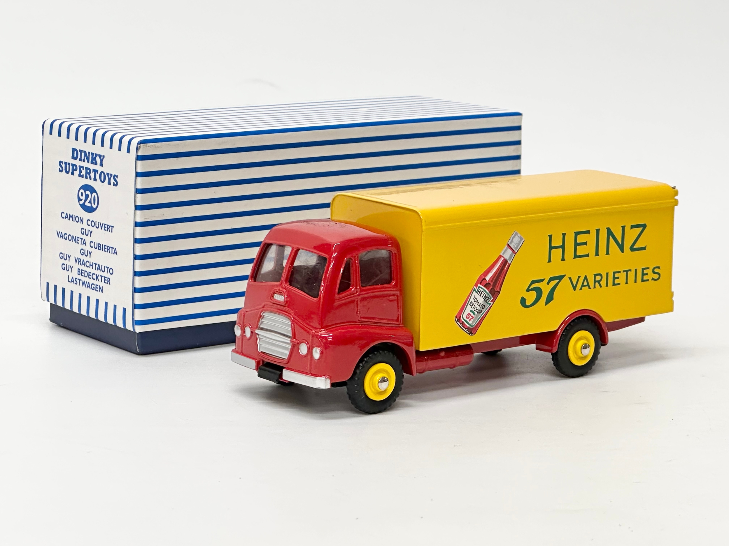 Voiture Miniature Dinky Toys 920 - Guy Van Heinz Rouge/jaune Atlas, Neuf