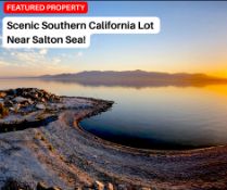 Scenic Southern California Lot Near Salton Sea!