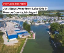 Just Steps Away from Lake Erie in Monroe County, Michigan!