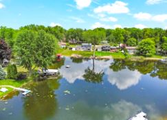 Michigan Lot Steps from this Fishing Lake!