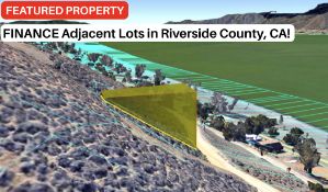 Prime Finance Opportunity: Adjacent Lots Overlooking Lake Elsinore! YOUR BID IS YOUR DOWN PAYMENT!