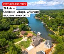 20 Lots in Cherokee Village, Arkansas! BIDDING IS PER LOT!