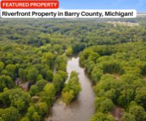 Riverfront Property in Barry County, Michigan!