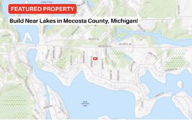 Buildable Property Close to East Canadian Lake in Michigan!