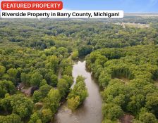 Riverside Property in Barry County, Michigan!