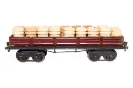 Eigenbau Niederbordwagen, Spur 1, HL, tw aus Märklin Teilen, L 31,5, Z 3