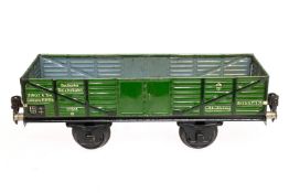 Märklin offener Güterwagen 1761, Spur 1, CL, LS und gealterter Lack, L 24, sonst noch Z 2