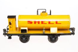 Märklin Shell Kesselwagen 1994, Spur 1, HL, mit BRH, Geländer tw rest., Verschluss von Hahn ersetzt,