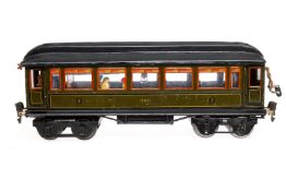 Märklin Personenwagen 1886, Spur 1, CL, mit Eigenbau Inneneinrichtung, 4 AT und versch.