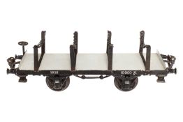 Märklin Rungenwagen 1938, Spur 1, HL, LS und gealterter Lack, L 24,5, sonst noch Z 2