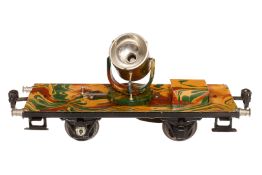 Märklin Scheinwerferwagen 1959, Spur 1, HL, NV, LS und gealterter Lack, L 24, zum Herrichten