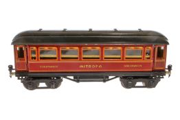 Märklin Mitropa Schlafwagen 1886, Spur 1, CL, mit 4 AT und Gussrädern, 3 Treppen ersetzt, 1 Türgriff