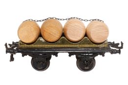 Bing Fasswagen, Spur 1, CL, Fässer ersetzt, LS und Alterungsspuren, L 19,5, Z 3