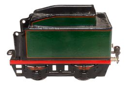 Märklin Tender R 929, Spur 1, grün/schwarz, LS tw ausgeb., gealterter Lack, L 16, Z 3