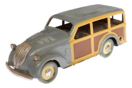 Marchesini Fiat Topolino Giardinetta, um 1950, Uhrwerk intakt, mit Original-Schlüssel, L 17, Z 1-