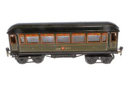 Märklin schweizer Personenwagen 1886, Spur 1, CL, mit 4 AT, 1 Trittstufe fehlt und 1 lose, LS tw