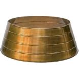 RRP £47.99 - The Seasonal Aisle Galvanized Artificial Tree Collar Colour: Gold