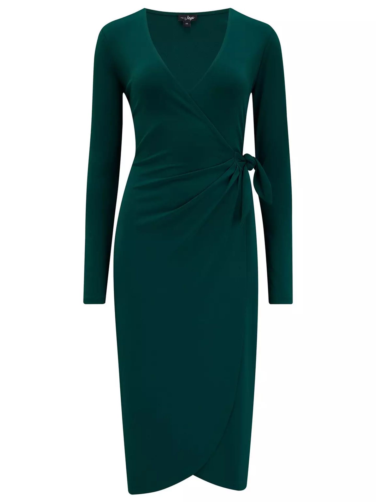 RRP £49 - Unknown Size - Pour Moi Bryony Slinky Jersey Bodycon Midi Dress - Green - Image 7 of 7