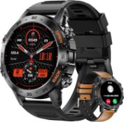 RRP £ - BANGWEI Men's Smart Watch with Bluetooth Calls, 400 mAh Smartwatch Men's Military 2