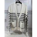Jumper White La Redoute Cardigan S M