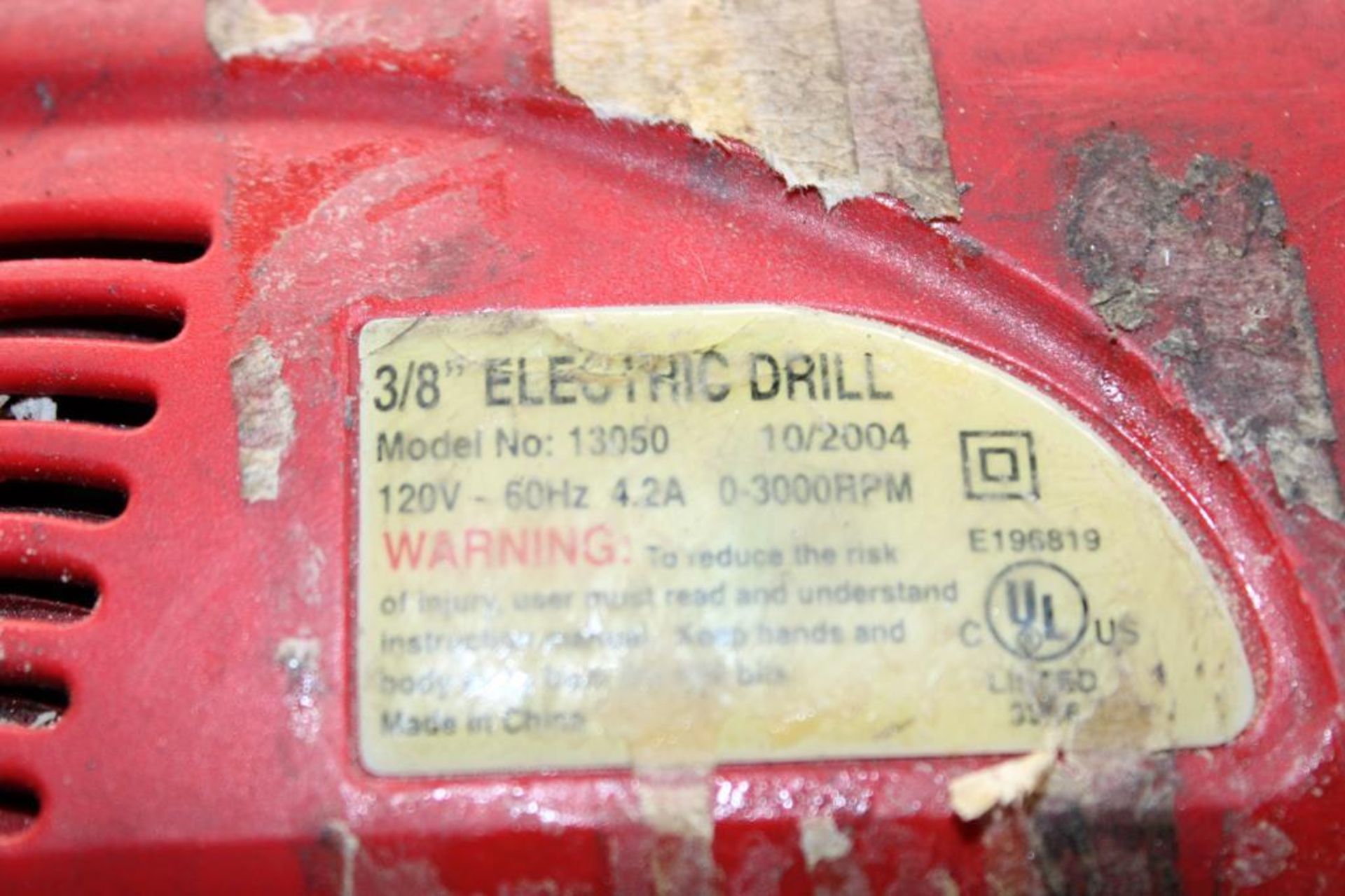 13050 3/8" ELECTRIC DRILL - Image 4 of 4